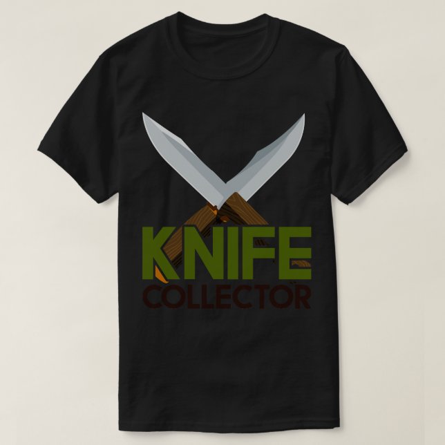 Camiseta Coleccionador de cuchillos (Diseño del anverso)