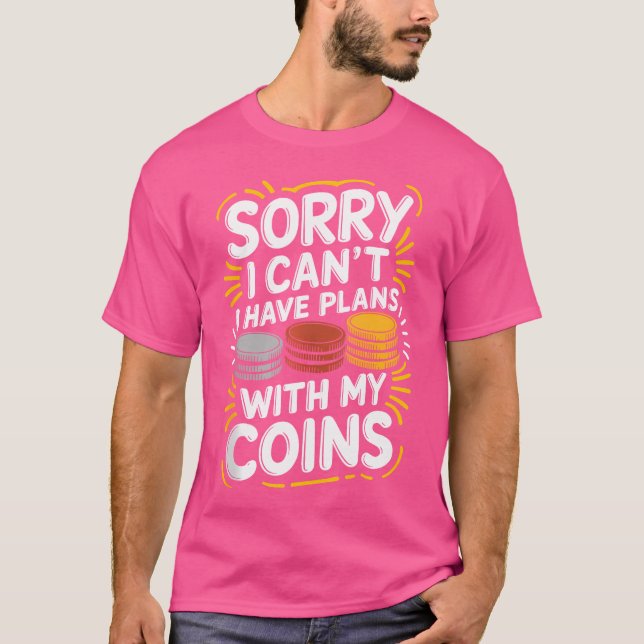 Camiseta Coleccionador De Monedas Y Numismática Num (Anverso)
