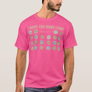 Camiseta Coleccionando Monedas Coleccionista de Monedas Div