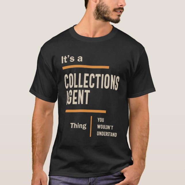 Camiseta Colecciones Agente de trabajos Título Hombres Rega (Anverso)