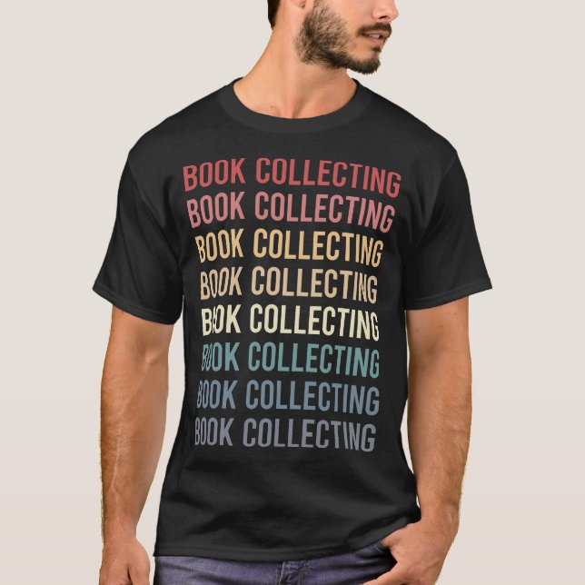 Camiseta Coleccionismo de Libros de Texto Retro Libros Bibl (Anverso)