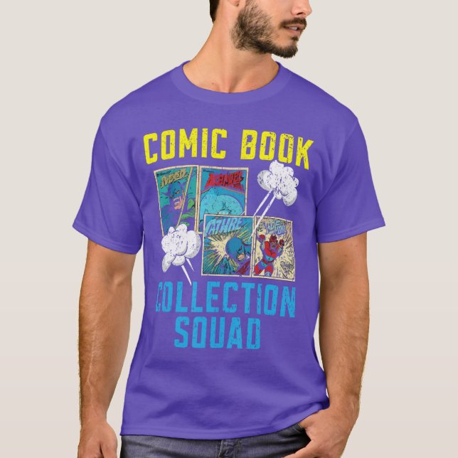 Camiseta Coleccionista de cómics Lector de cómics Leyendo c (Anverso)