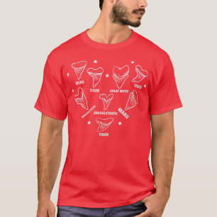 Camiseta Coleccionista de dientes de tiburón coleccionista