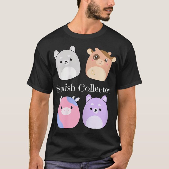 Camiseta Coleccionista de esquisto Lechuga de animales de e (Anverso)