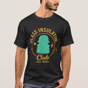Camiseta Coleccionista de liniero aislador antiguo aislador