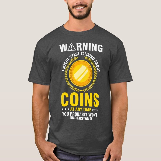 Camiseta Coleccionista de moneda que recopila numismático (Anverso)