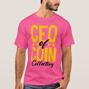 Camiseta Coleccionista De Monedas Director Ejecutivo De La