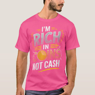 Camiseta Coleccionista de monedas numismático Numismática y