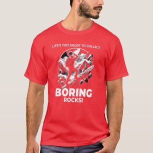 Camiseta Coleccionista de Rocas Geología Montañista