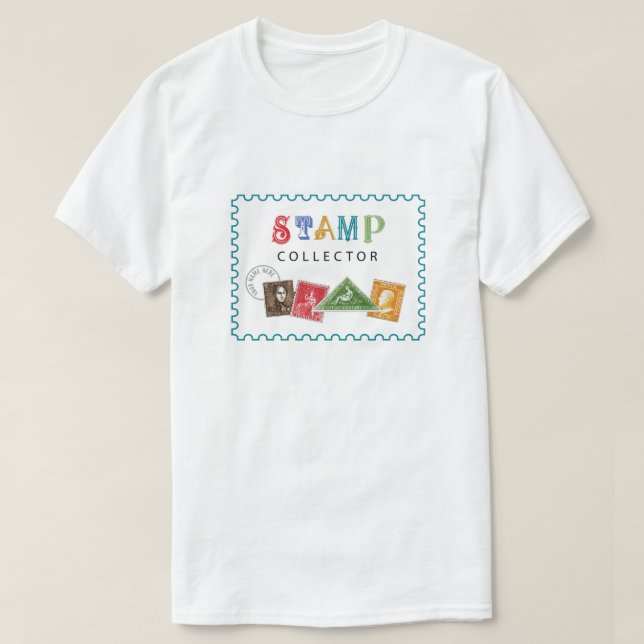 Camiseta Coleccionista de Sellos (Diseño del anverso)