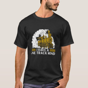 Camiseta Coleccionista De Tren Ferroviario Tengo Una Mente 