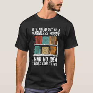 Camiseta Coleccionista de vinilos Divertido Coleccionar vin