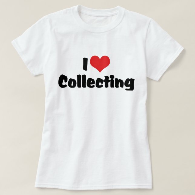 Camiseta Colecciono Corazones con Amor (Diseño del anverso)