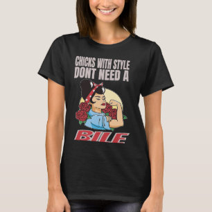 Camiseta Colecistectomía Post Cirugía Chicas estilo no nece