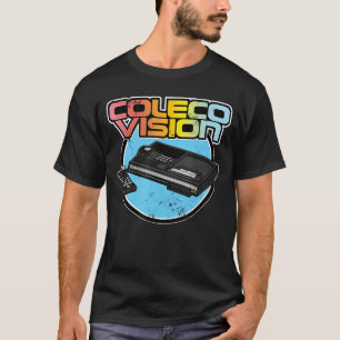 Camiseta Colecovision Retro Antiguo Videojuego Jugador fami