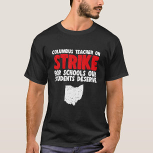 Camiseta Colectivo Columbus Ohio Maestros de OH en huelga
