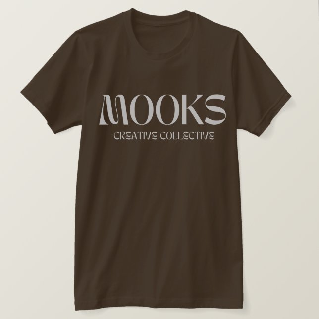 Camiseta Colectivo creativo MOOKS (Anverso del diseño)