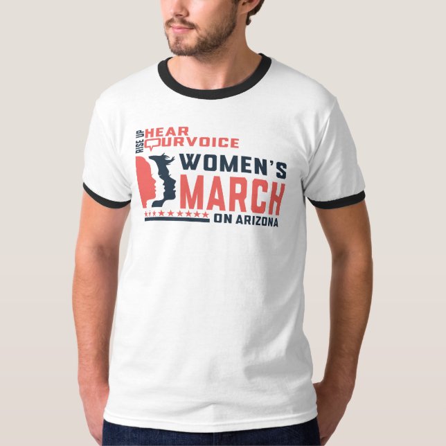 Camiseta Colectivo de Marcha de Mujeres en arizona (Anverso)
