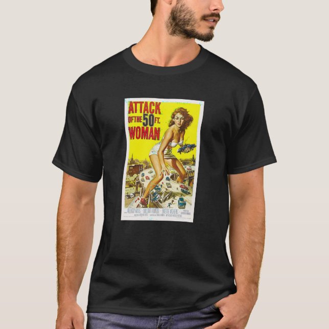 Camiseta Colectivo de Posters de cine retro de horror clási (Anverso)