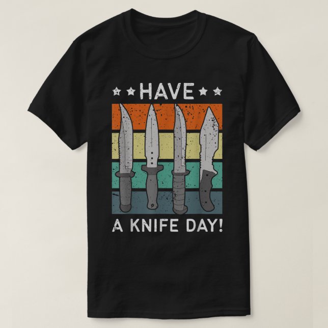 Camiseta Colectivos De Knives Tienen Día De Cuchillo  (Diseño del anverso)