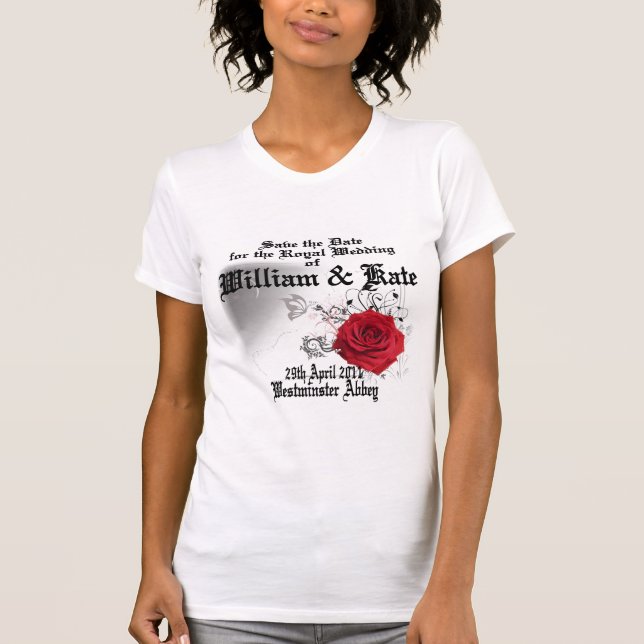 Camiseta Colectivos William & Kate Royal Boda Souvenir (Anverso)