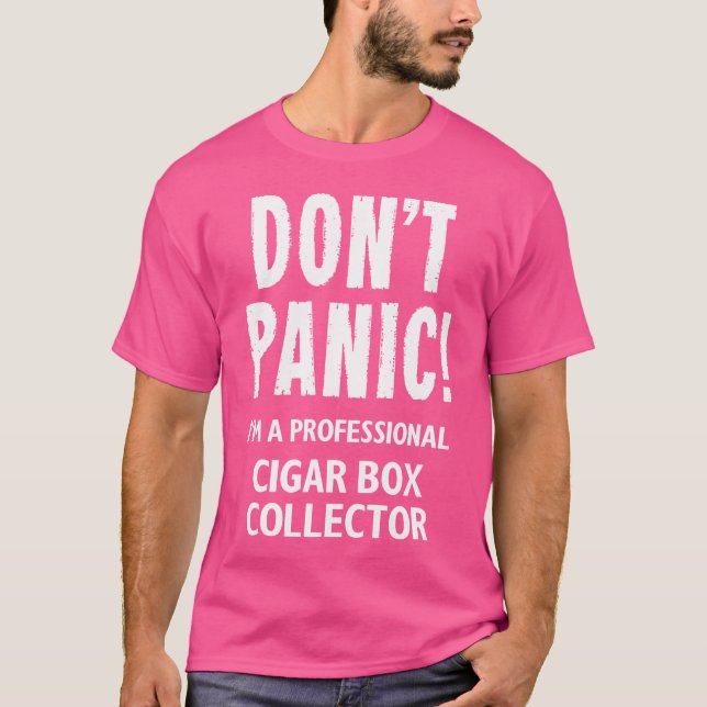 Camiseta Colector de cajas de cigarrillos (Anverso)