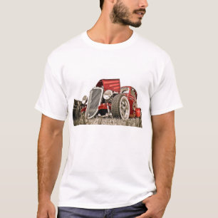 Camiseta Colector de coches clásico de la época roja