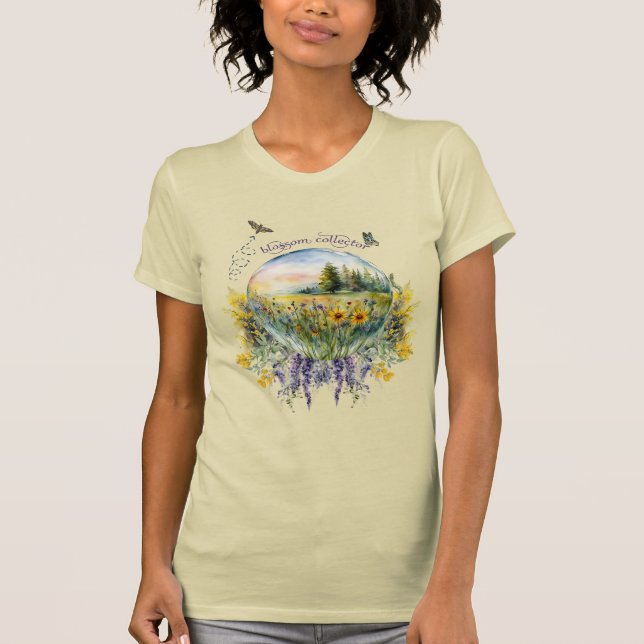 Camiseta Colector de flores silvestres Meadow Crystal Ball (Anverso)