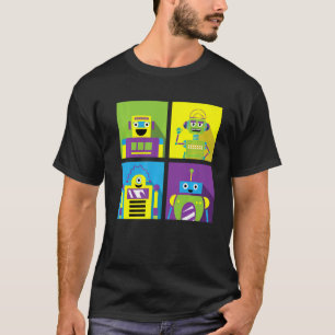Camiseta Colector de juguetes de robots felices