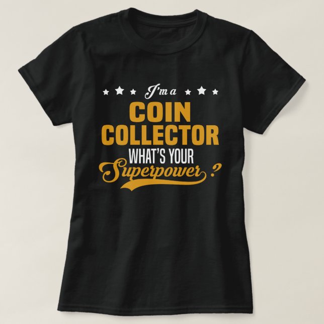 Camiseta Colector de monedas (Diseño del anverso)