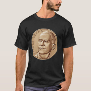 Camiseta Colector de monedas Barack Obama Mint Amer de Esta