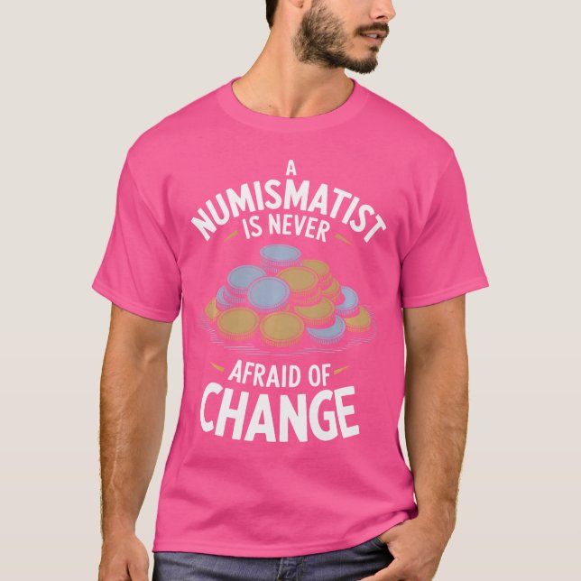 Camiseta Colector De Monedas Numismático Y Moneda (Anverso)