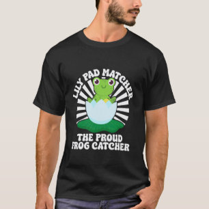 Camiseta Colector de ranas Coincidencia de hoja de lirio Co