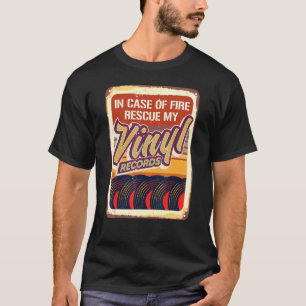 Camiseta Colector de registros de vinilo Retro Vinyl Addict