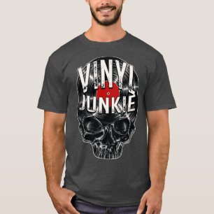 Camiseta Colector de registros Junkie Vinyl Retro Vintage G