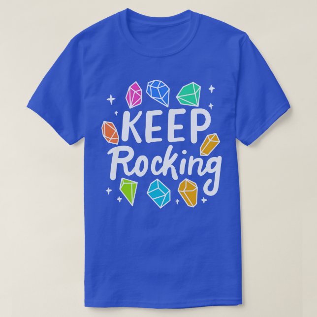 Camiseta Colector de rock Keep Rocking 3 (Diseño del anverso)