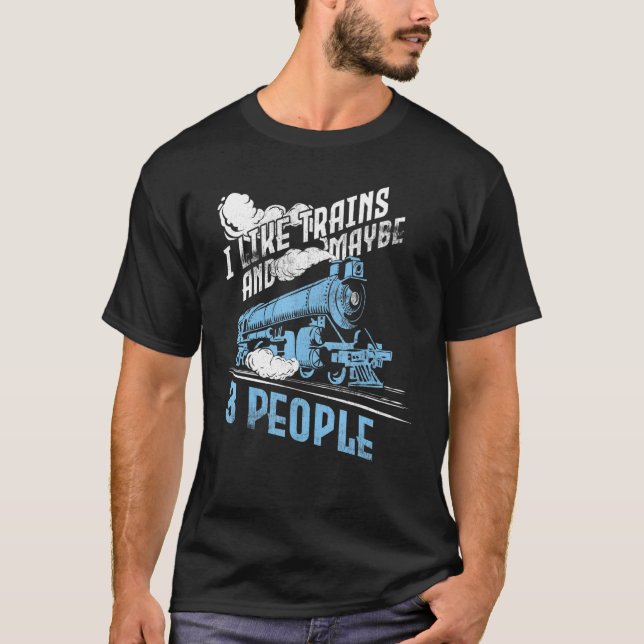 Camiseta Colector De Tren Modelo Conductor De Ferrocarril M (Anverso)