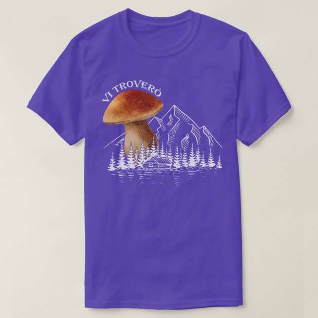 Camiseta Colectores De Hongos Para Senderismo Musgos Porcin (Diseño del anverso)