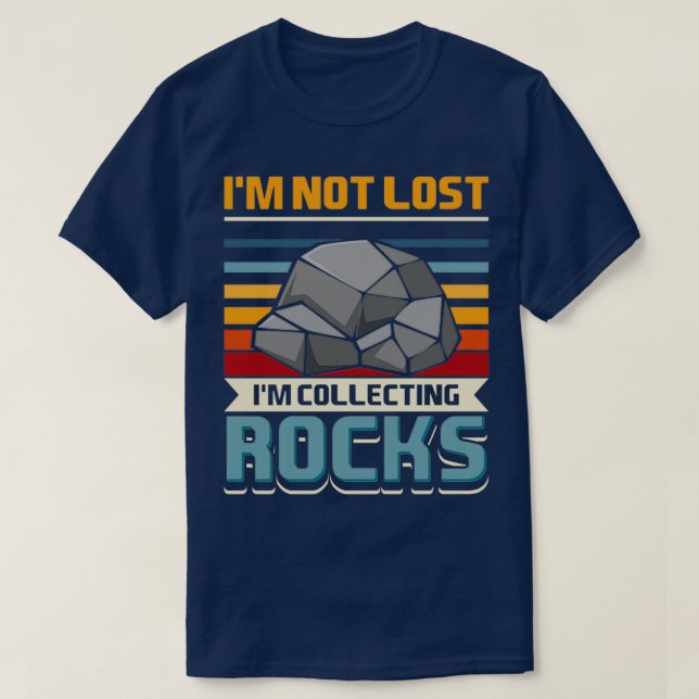 Camiseta Colectores de rock Geología Rocas Fósiles Minerale (Diseño del anverso)