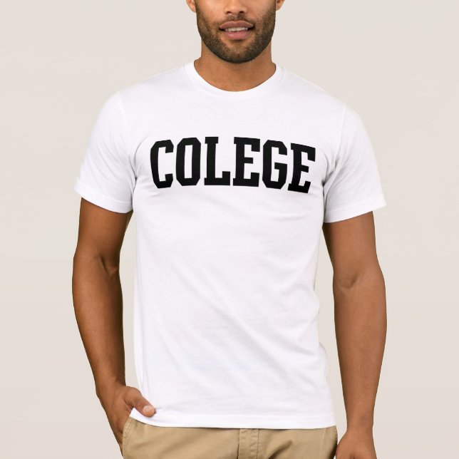 Camiseta Colege deletreó la universidad mal (Anverso)
