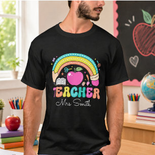 Camiseta Colegial Coquette Nombre Personalizado