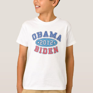 Camiseta colegial de los niños de Obama y de la