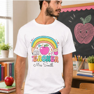 Camiseta Colegiala Coqueta con Nombre Personalizado
