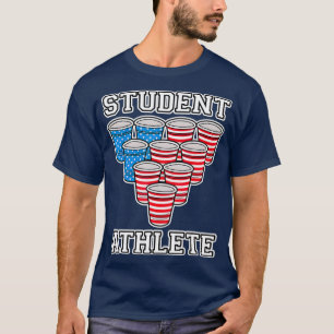 Camiseta Colegio Beer Pong, atleta estudiantil