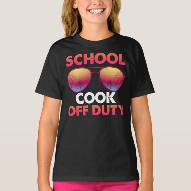 Camiseta Colegio Cocina Del Trabajo Feliz Día De La Escuela (Anverso)