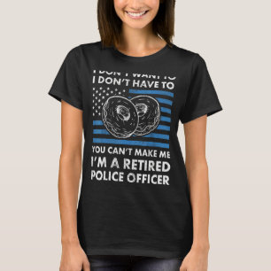 Camiseta Colegio de Abuelo de Papá Retirando a Oficial de P