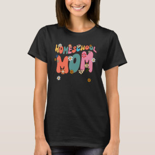 Camiseta colegio de flores hogar mamá groovy homeschool pro