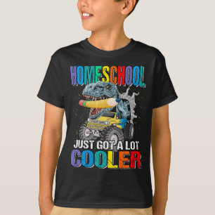 Camiseta Colegio De Hogar Recibió Un Camión Monstrual Mucho