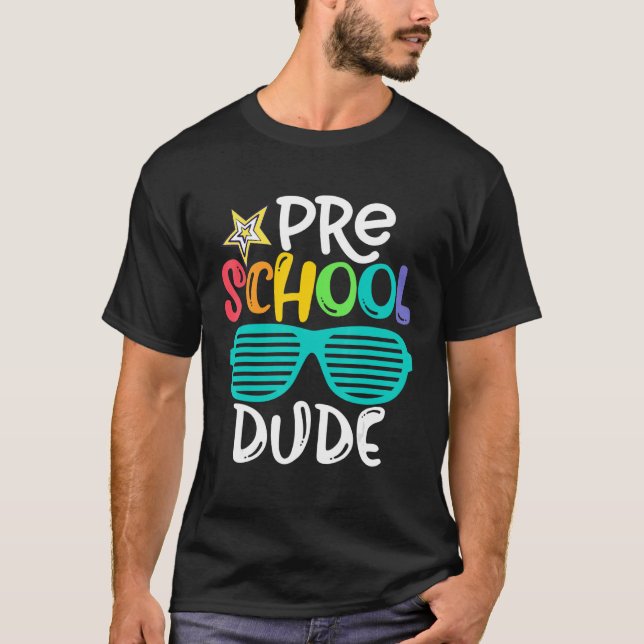 Camiseta Colegio De Preescolar Gafas De Sol De Vuelta Al Pr (Anverso)