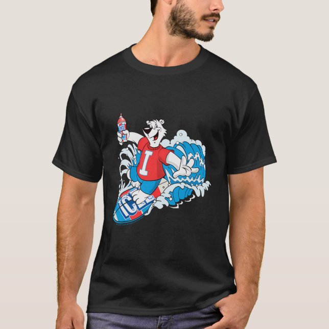 Camiseta Colegio de Surfistas del Oso de Hielo (Anverso)